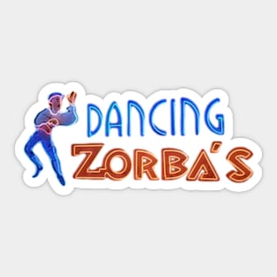 Dancing Zorbas Sticker